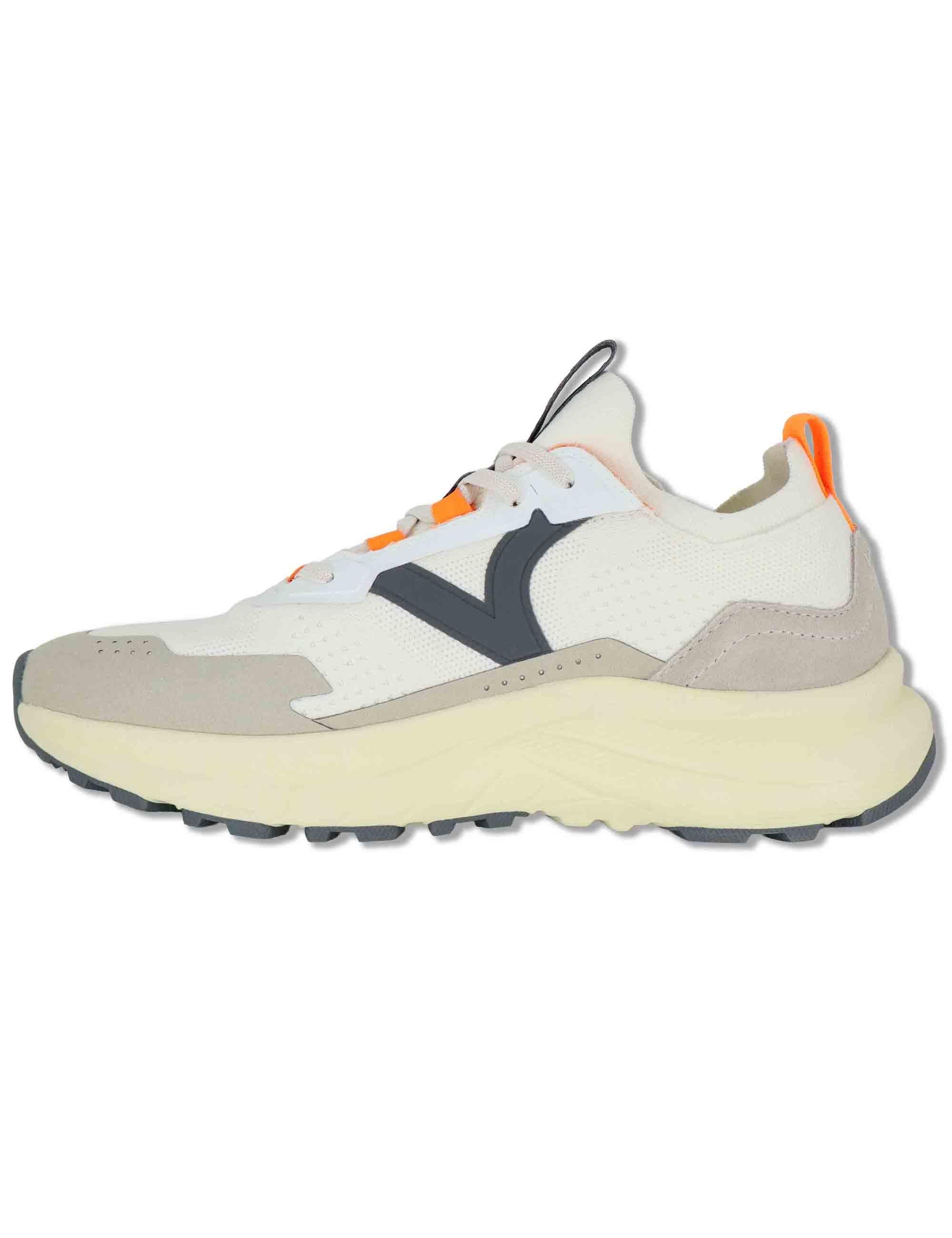 Sneakers uomo Loom in tessuto tecnico bianco con suola alta 8815100 20_Blanco Victoria 