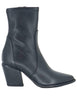 Bottes courtes en simili cuir noir pour femme SP1030 001