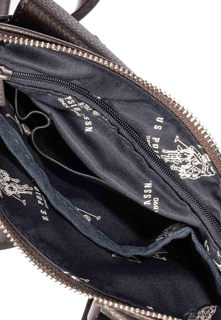 Borsello a tracolla uomo in eco pelle testa di moro Seattle BEUS35750MV P511 U.S. Polo Assn. 