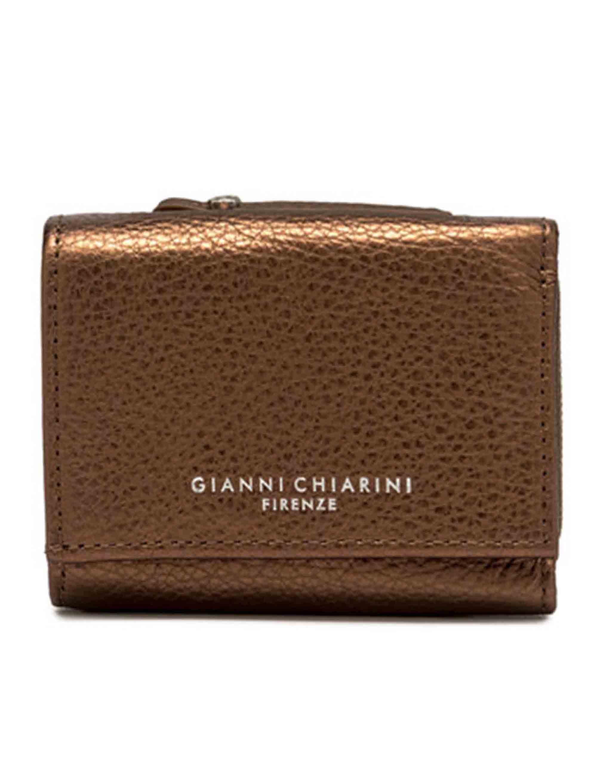 Portafogli donna Wallets Grain in pelle bronzo PFW5065 14167 GRN LM Gianni Chiarini 