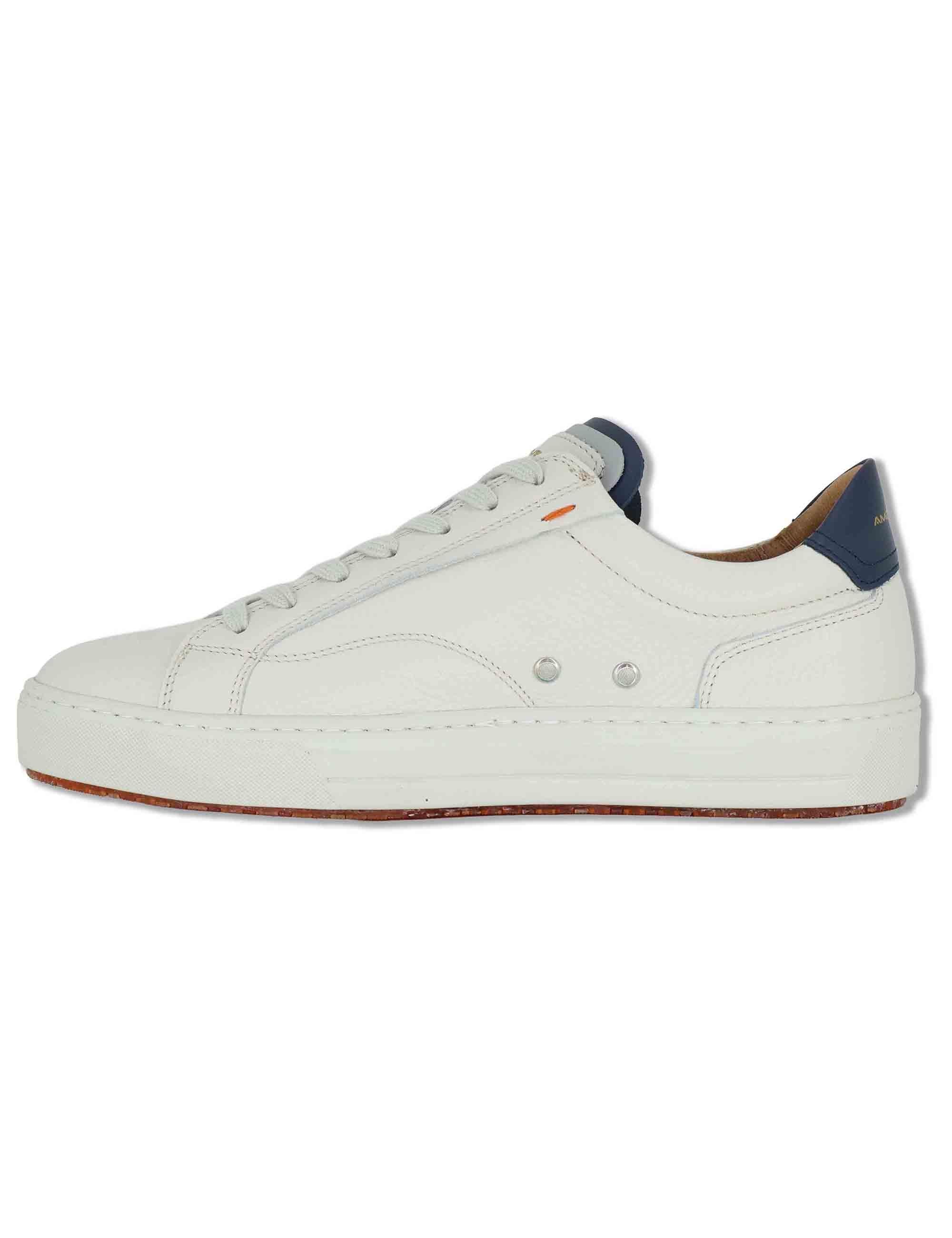 Sneakers uomo Anopolis in pelle beige con suola in gomma leggera 11218 7333AM Ambitious 
