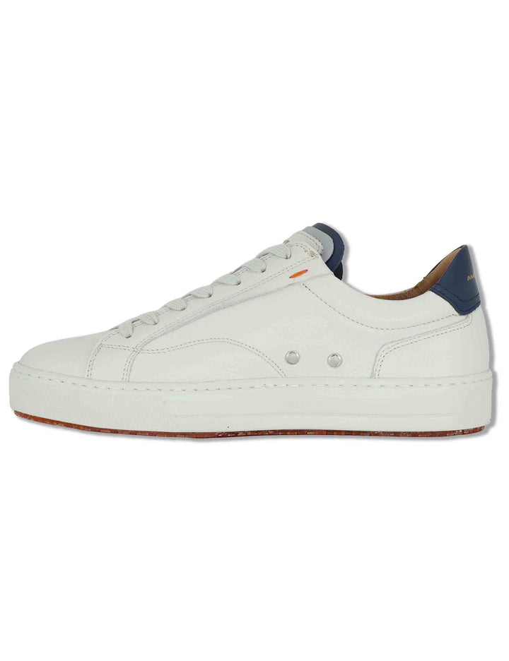 Sneakers uomo Anopolis in pelle beige con suola in gomma leggera 11218 7333AM Ambitious 