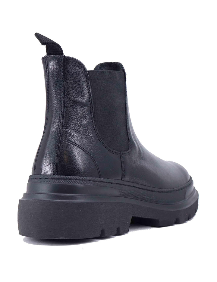 Stivaletti beatles uomo in pelle nera 22558 A-VG1N Antica Cuoieria 