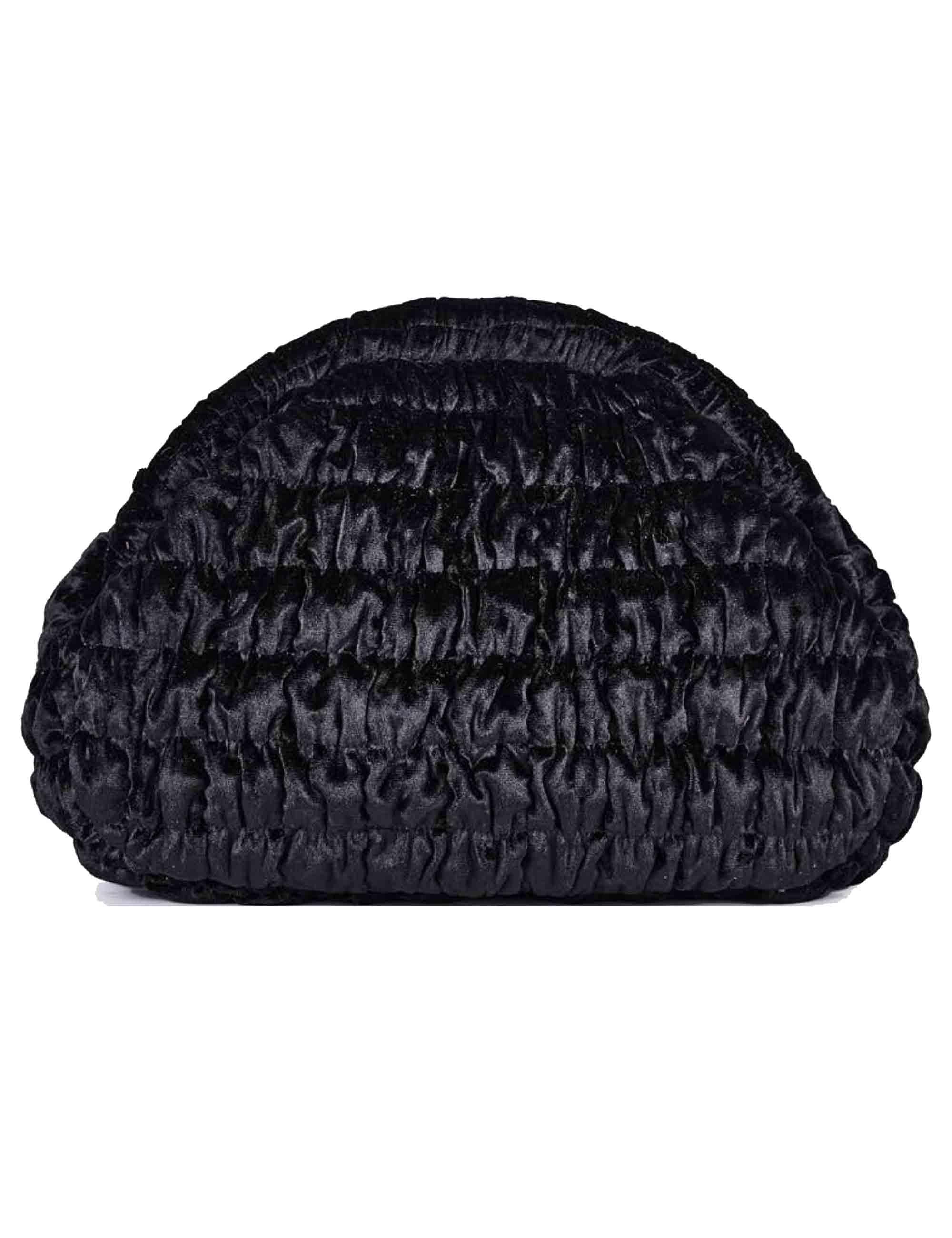 Borse Pochette Donna in Velluto Nero Donna ASTRID K04