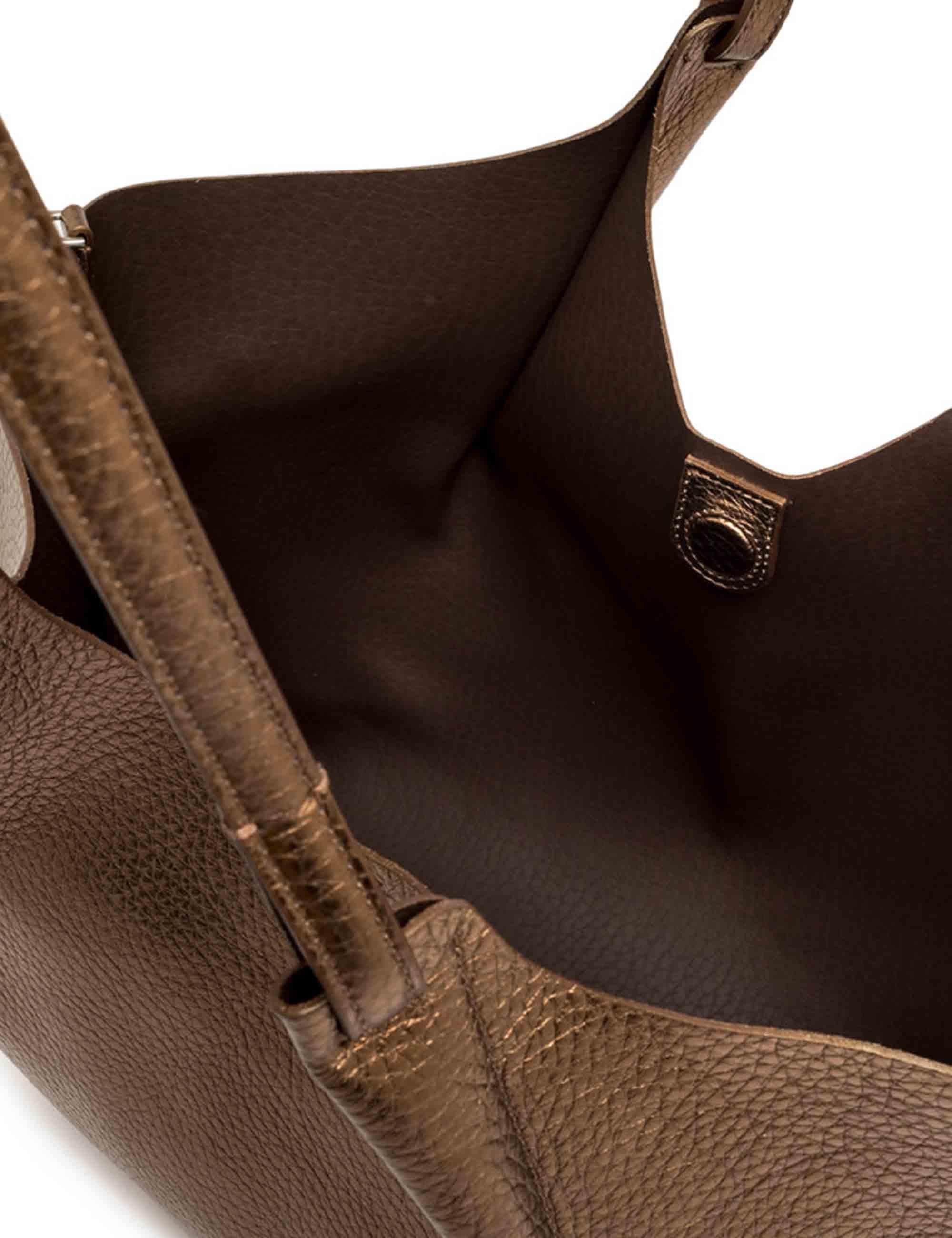 Borse donna Dua in pelle bronzo BS9720 14204 RNGDBL Gianni Chiarini 
