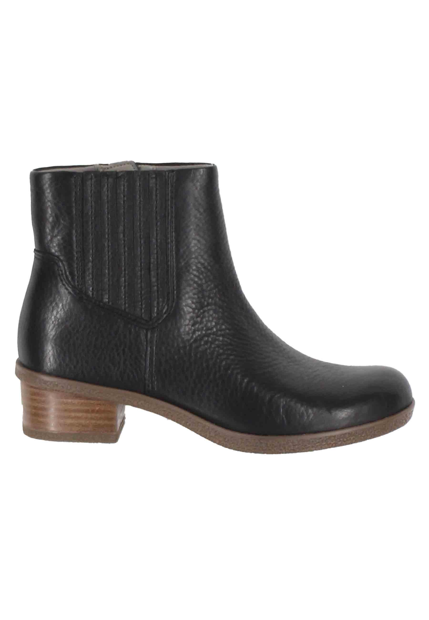 Stivaletti donna whaterproff in pelle nero con suola in gomma DAISIE 293 1472300 Dansko 