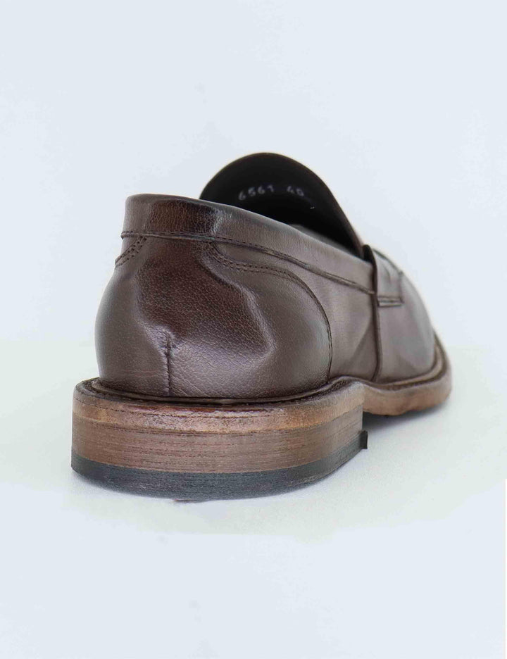 Mocassini uomo in pelle marrone SP6561 014 Spatarella 