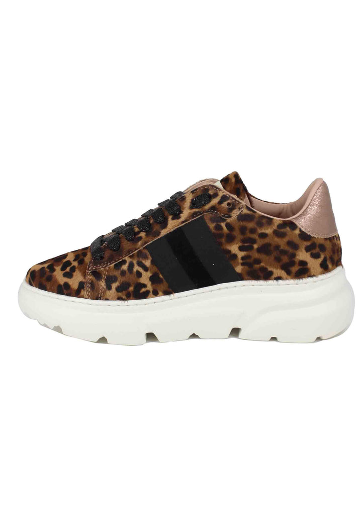 Sneakers da donna in pelle maculata 758-D 500 Stokton 