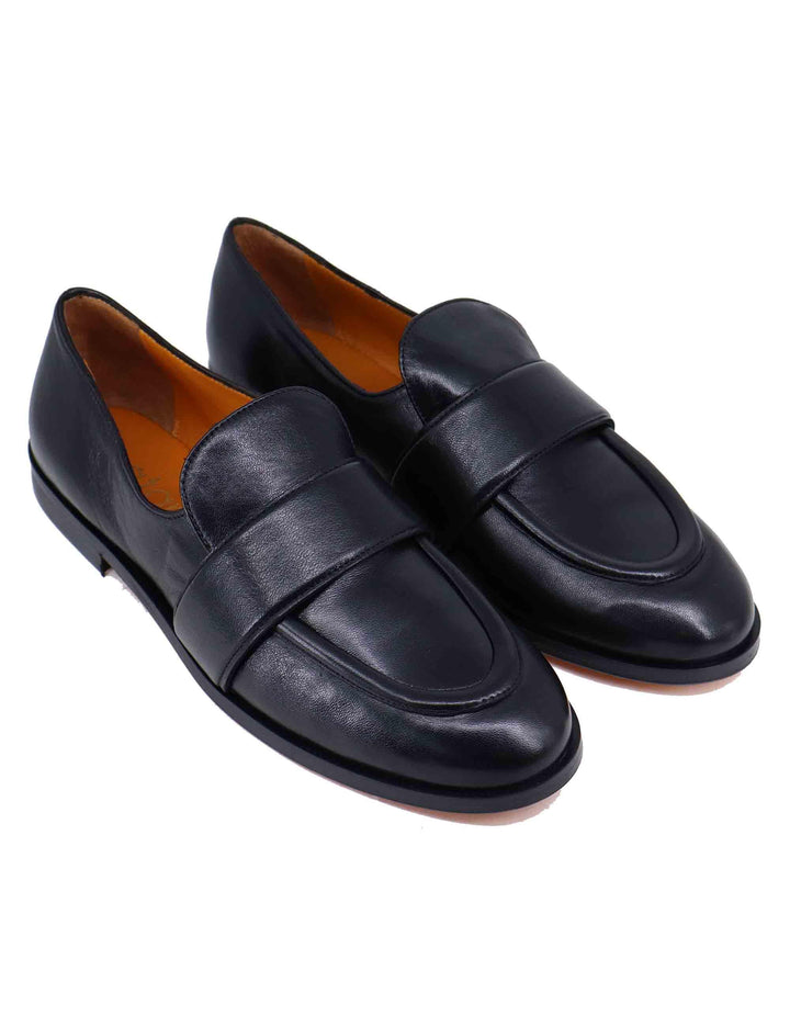 Mocassini donna in pelle nera ulta soft SP1018 001 Spatarella 