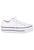 Sneakers donna Chuck Taylor in tela bianca con fondo zeppa Donna CHUCK TAYLORD 561680C