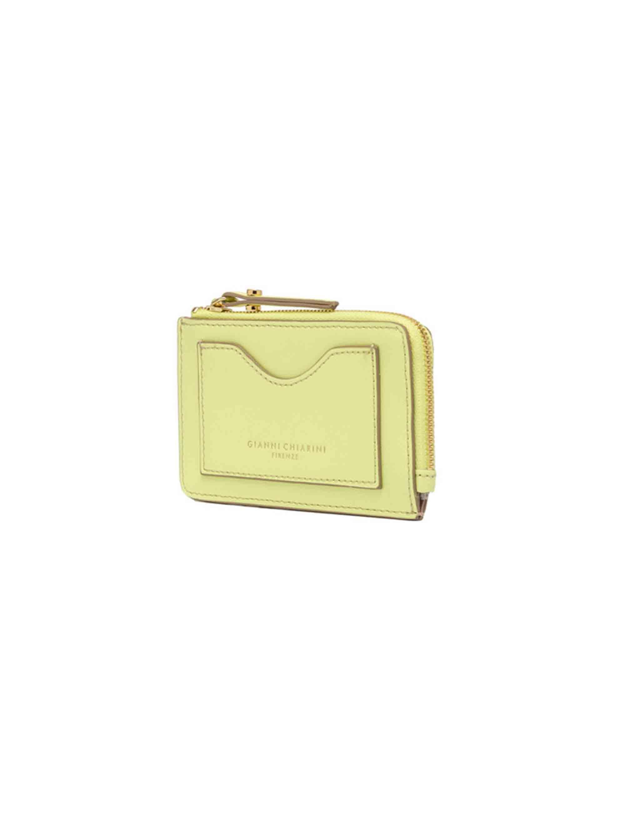 Portafogli donna in pelle verde PFW5085 13313 PRCK Gianni Chiarini 