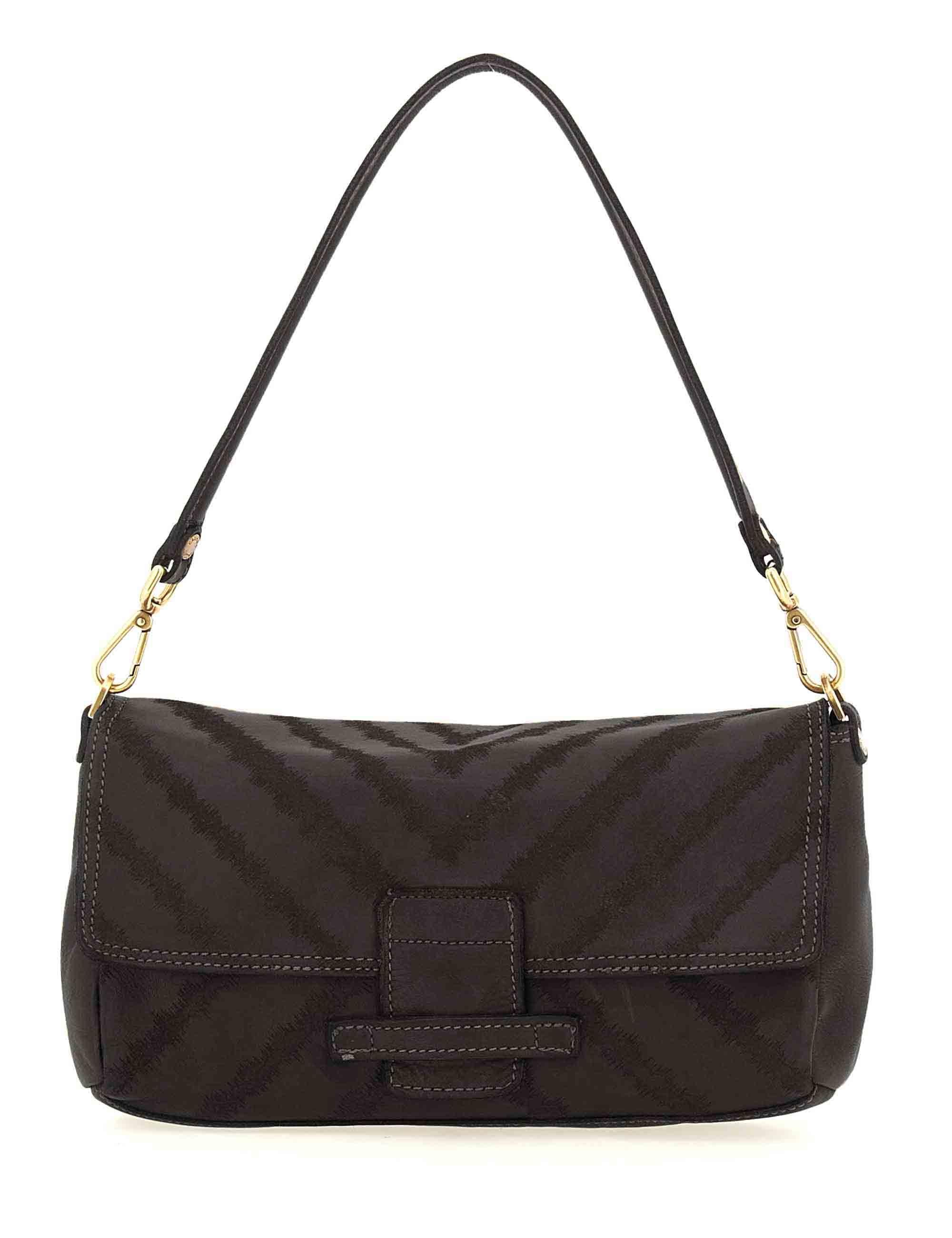 Borse baguette Maria in pelle nera laserata Donna L012730ND X2913 C0001