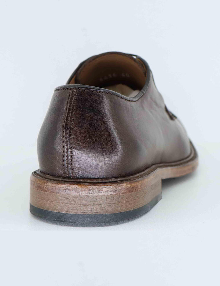 Stringate uomo in pelle marrone SP6436 014 Spatarella 