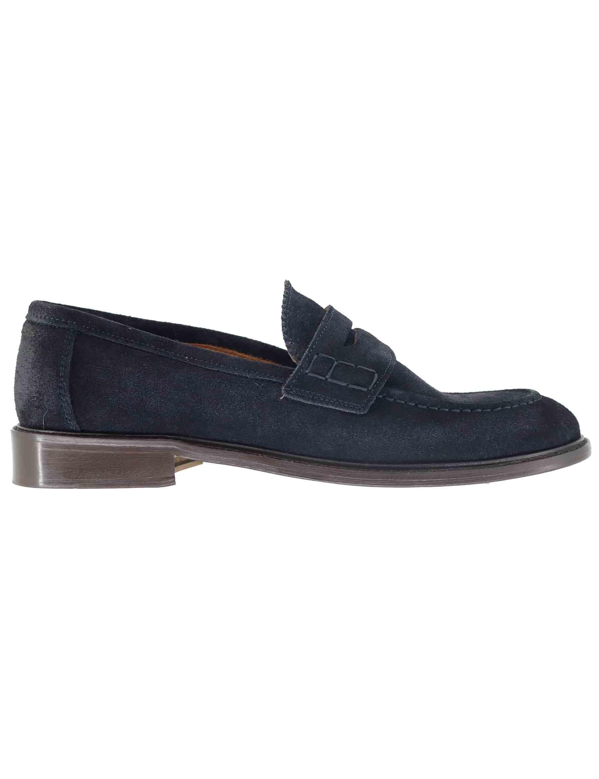 Mocassini uomo in camoscio blu SP1051 002 Spatarella 