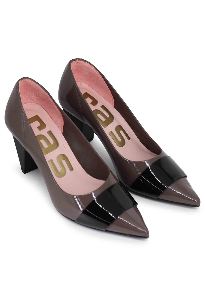 Decollete donna a in vernice grigia 7372 022 Ras 