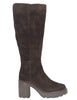 Bottines en daim marron pour femme KAYLI BS BROWN