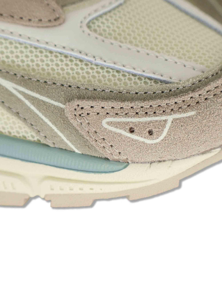 Sneakers donna Mythos in pelle e tessuto beige con suola alta e sportiva 8809104 80_Beige Victoria 