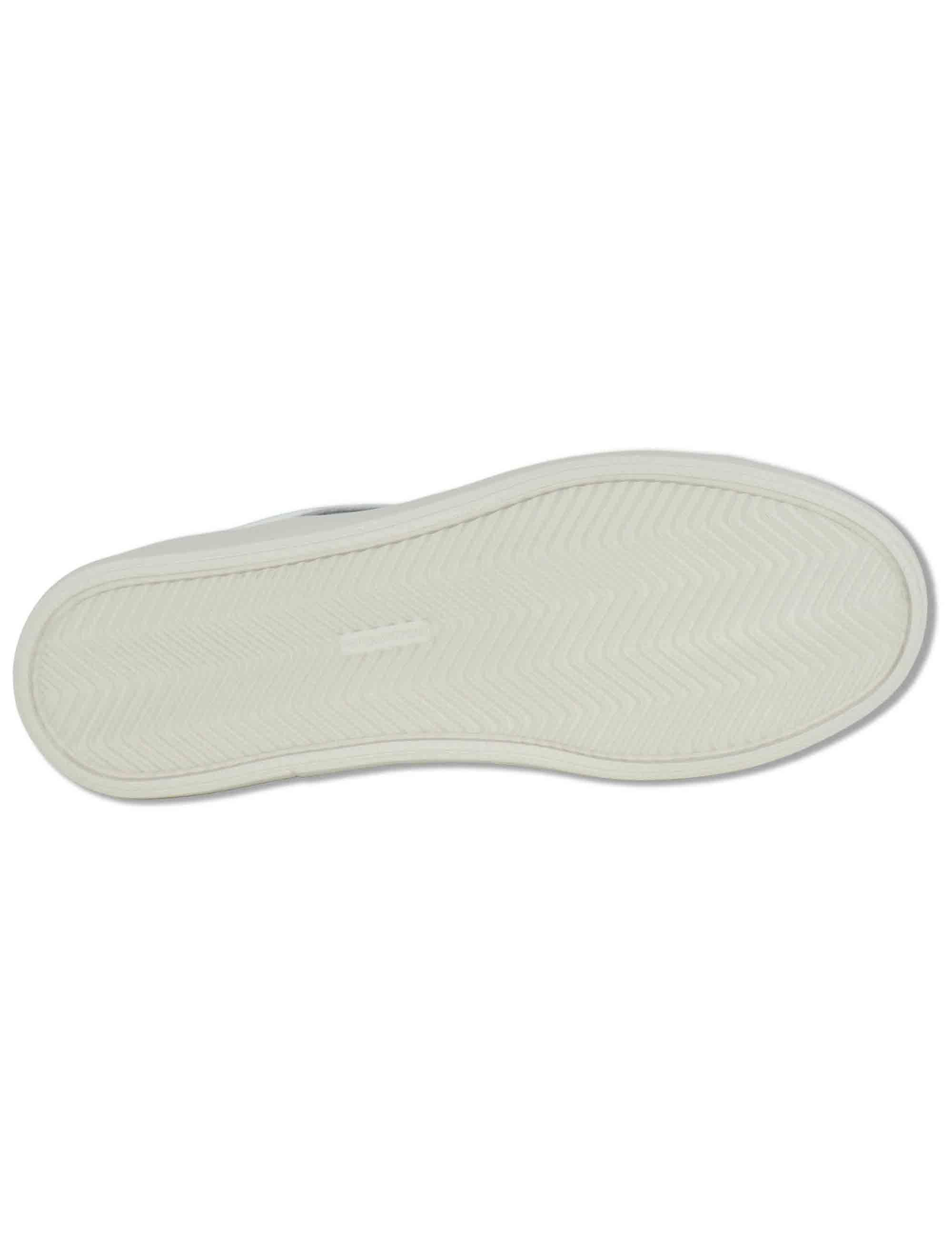 Sneakers uomo Brixton in pelle off white con suola alta in gomma eco-light 14323 T3451AM Ambitious 