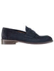 Mocassins homme en daim bleu Uomo SP1051 002