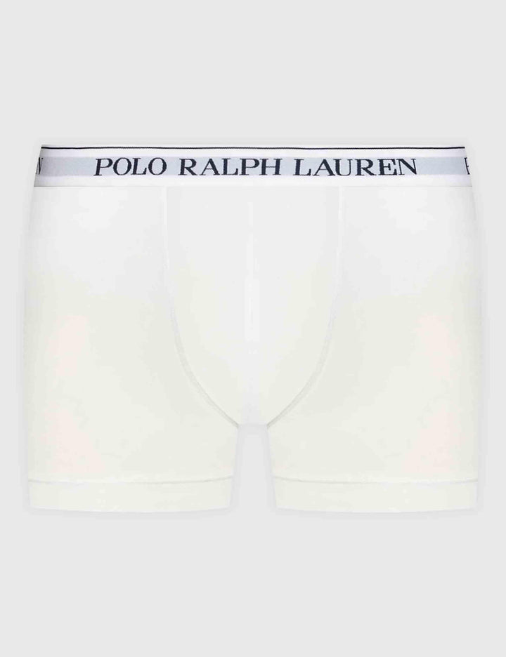 Boxer in puro cotone multicolor con elastico Set di 3 714835885003 WHITE/BLK/GRY Polo Ralph Lauren 