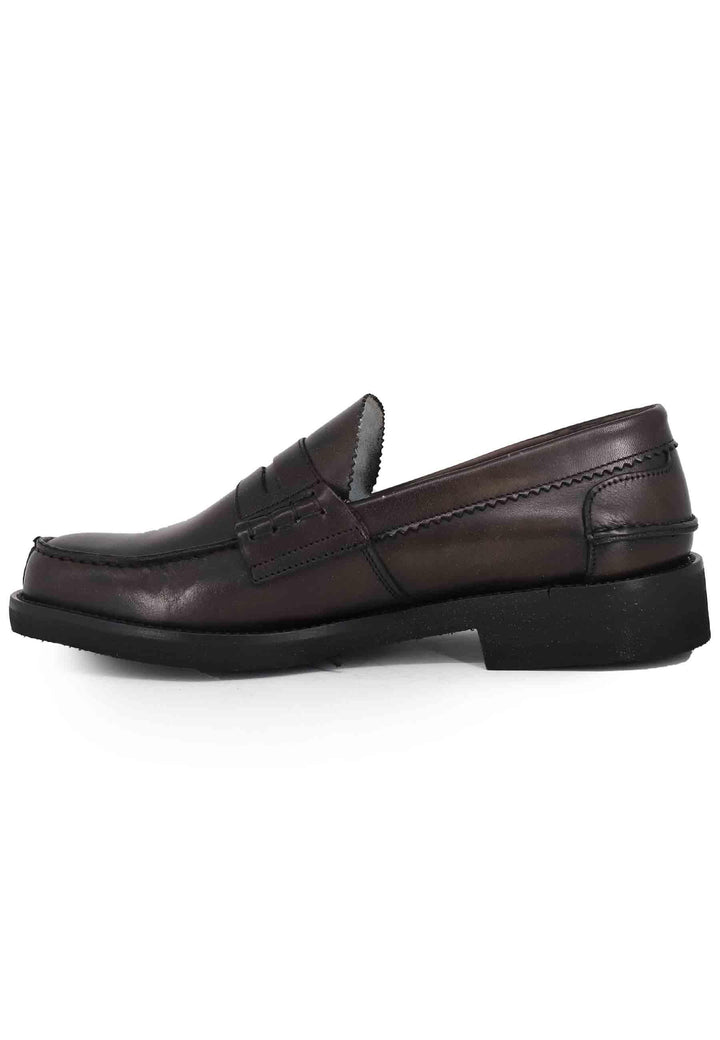 Mocassini uomo in pelle testa di moro con suola in gomma extra light SP MOCSAX 013 Spatarella 