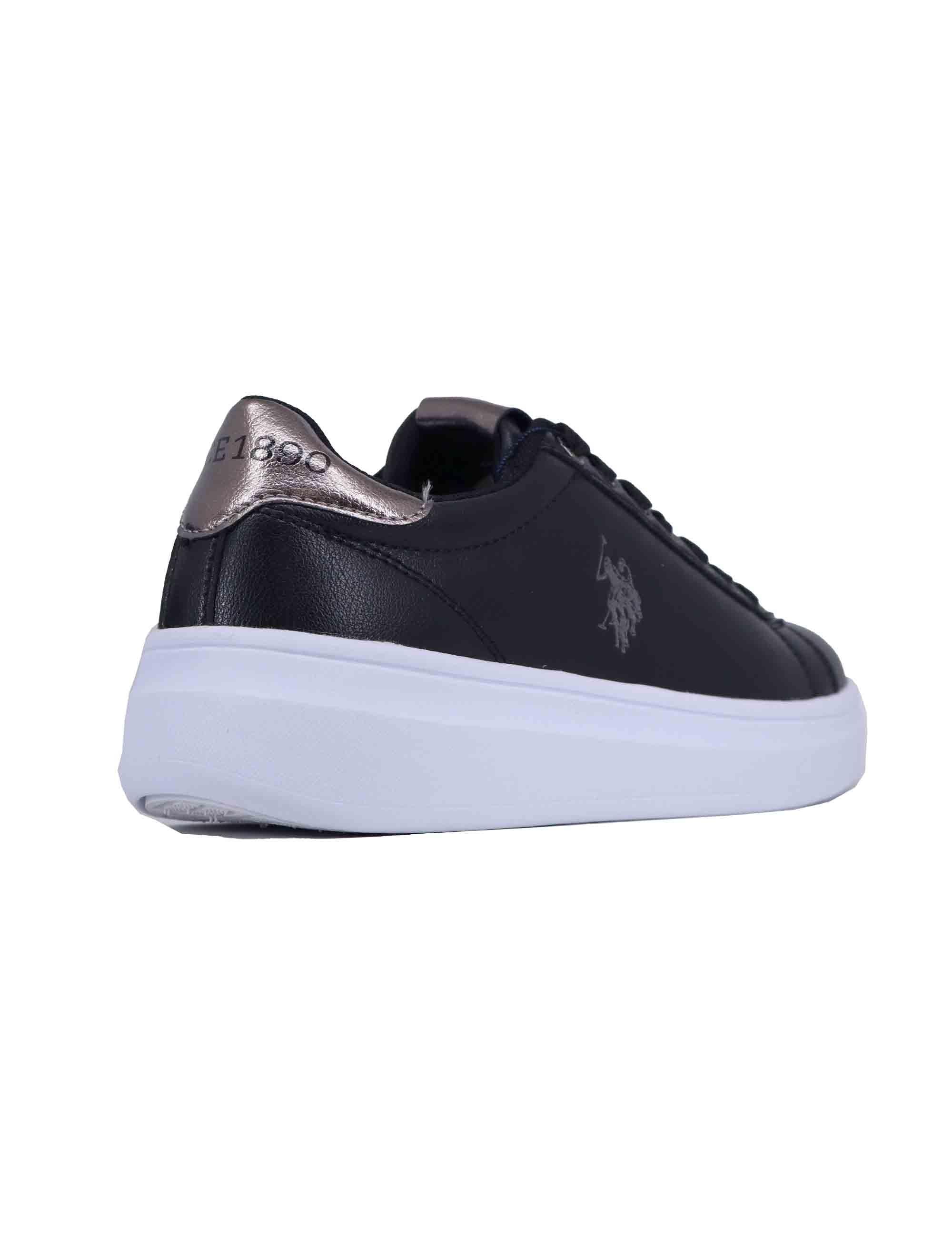 Sneakers donna in eco pelle nera CODY008 BLK U.S. Polo Assn. 