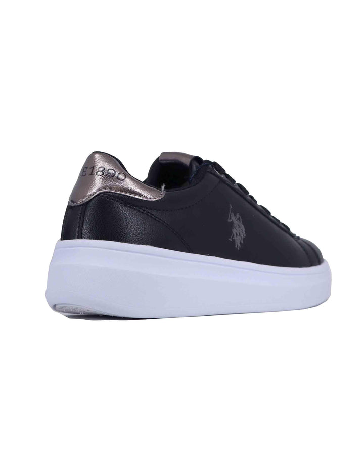 Sneakers donna in eco pelle nera CODY008 BLK U.S. Polo Assn. 