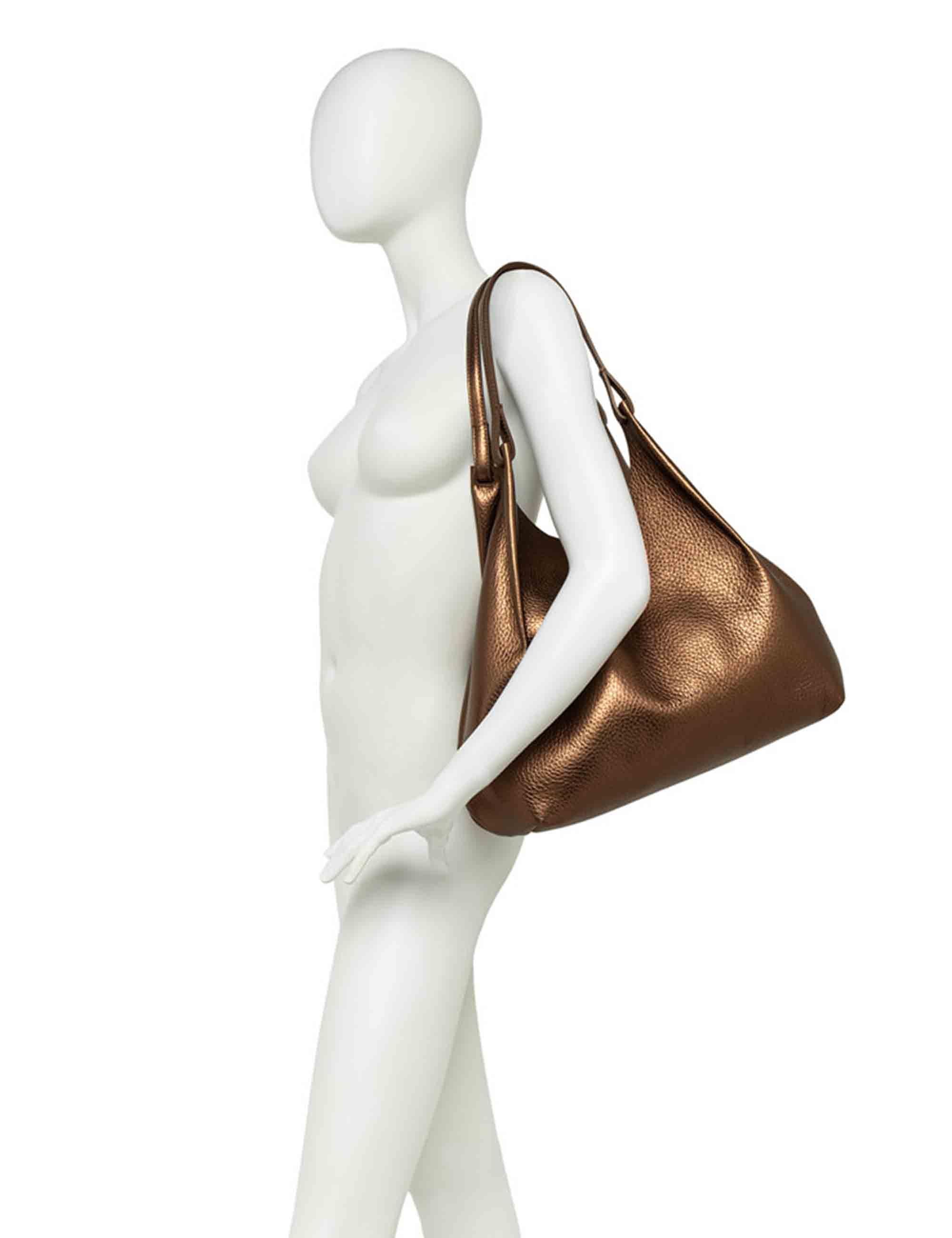 Gianni Chiarini Borse donna Dua in pelle martellara nera BS9720 12565 RNGDBL Gianni Chiarini 