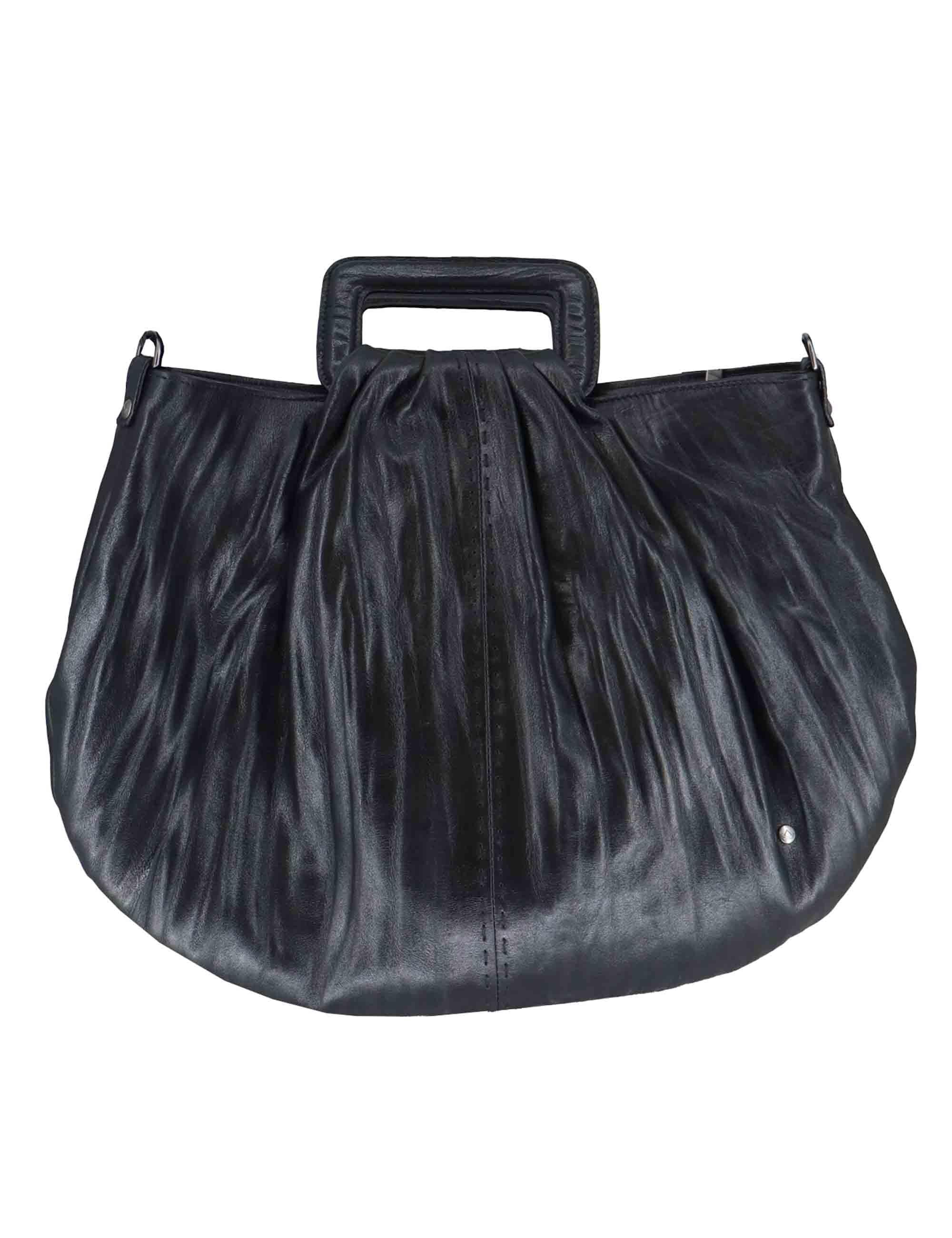 Borse donna glamour in pelle nera RBS 9602 047 Rehard 