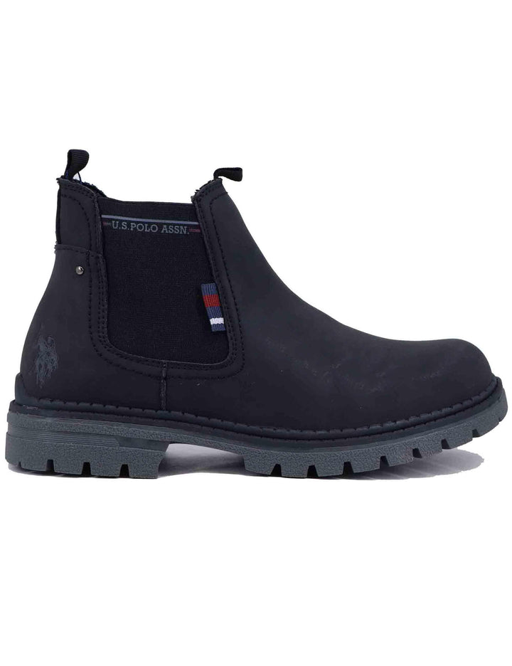 Stivaletti beatles uomo in eco pelle nera OHIO003M DY1 U.S. Polo Assn. 