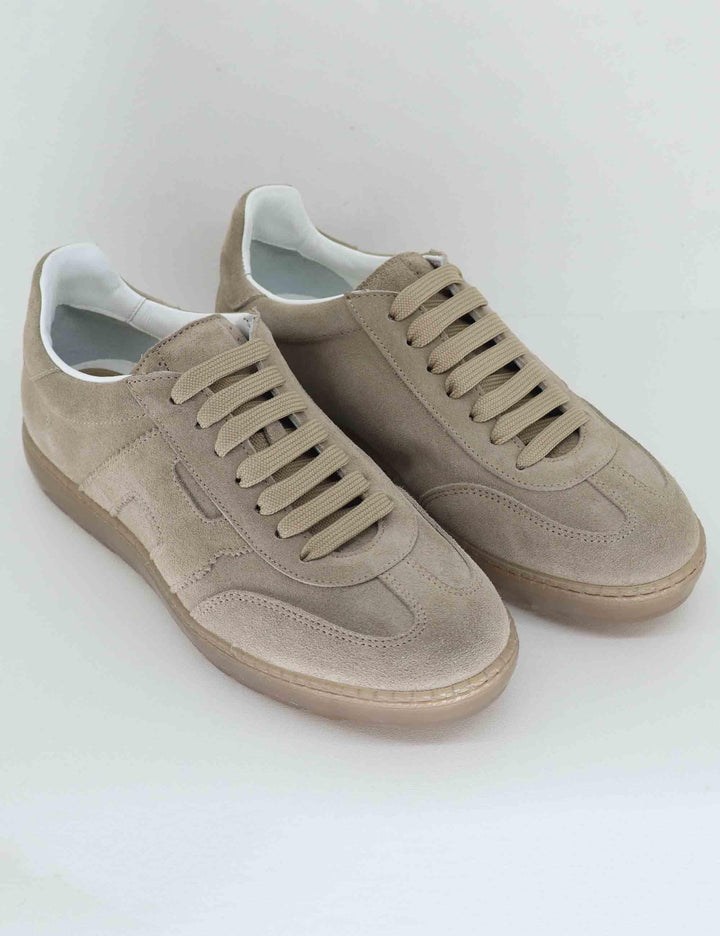 Sneakers uomo in camoscio taupe PELOTA 1 002 Rogal's 