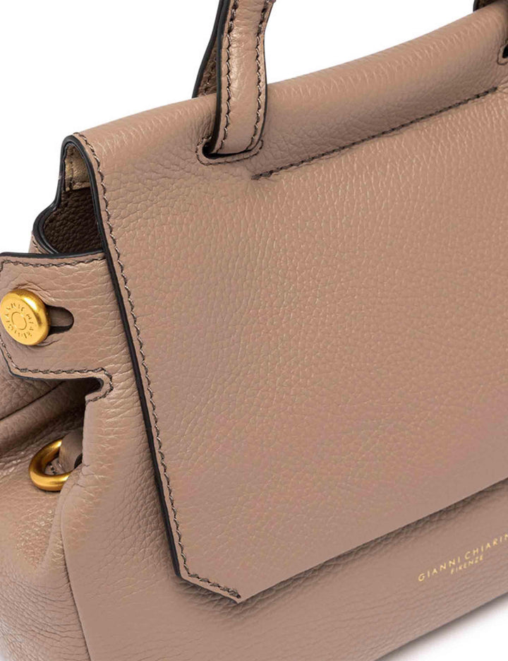 Borse donna Ottavia in pelle beige con manico e tracolla BS11375 2077 GRN Gianni Chiarini 