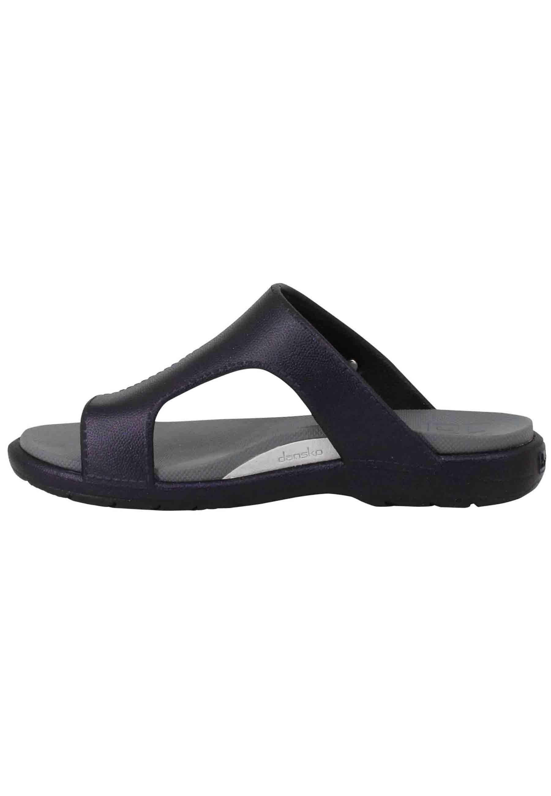 Sandali infradito donna in gomma nera Krystal 4521-181000 Dansko 