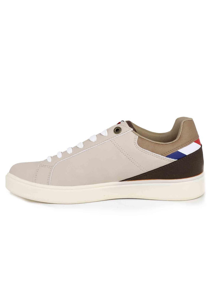 Sneakers uomo in eco pelle taupe ROKKO001B LBE-TAU01 U.S. Polo Assn. 