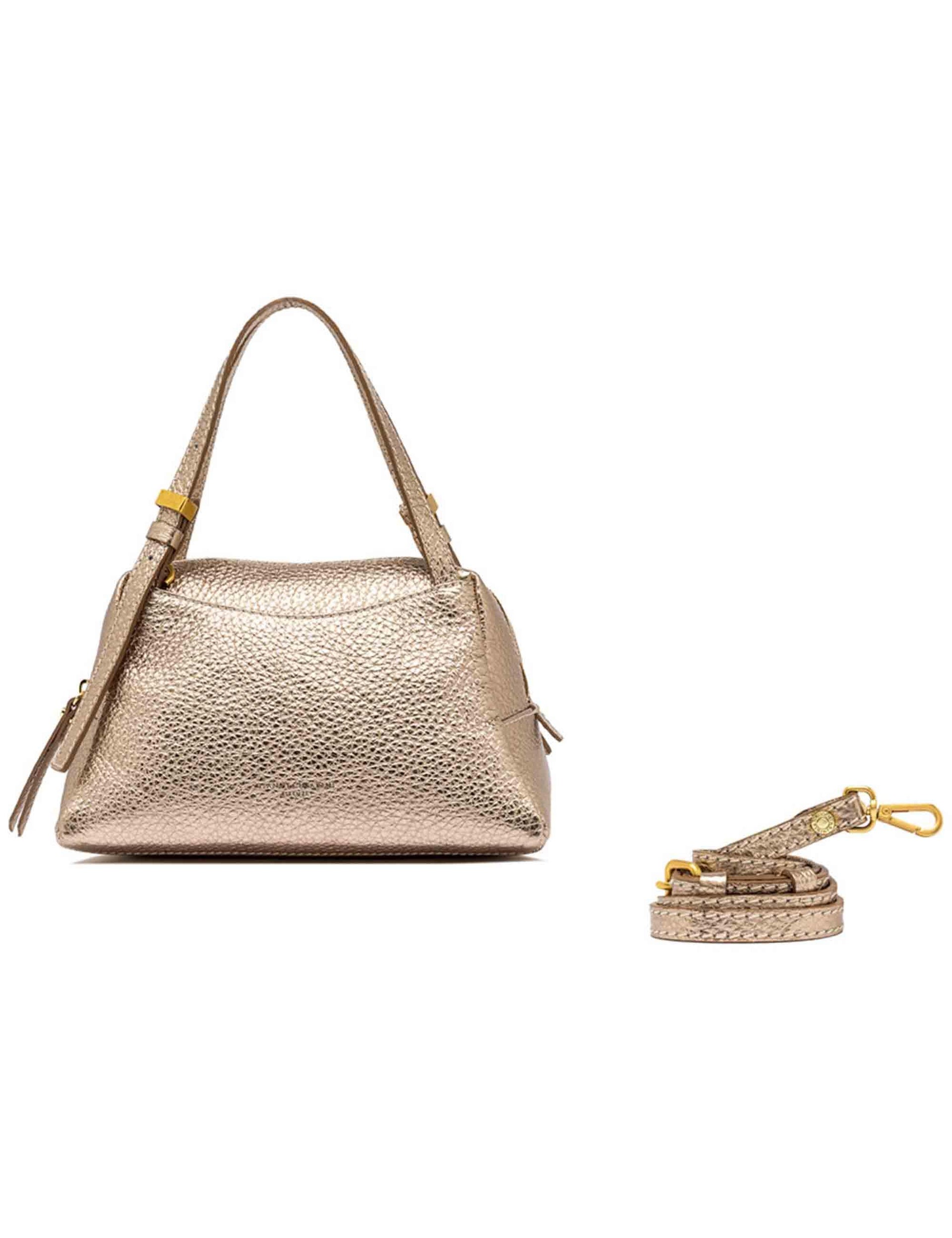 Borse donna Dea in pelle platino con doppi manici e tracolla removibile BS11525 TKL 6083 Gianni Chiarini 