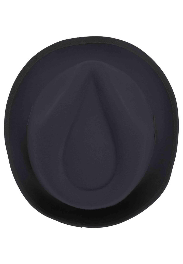 Cappello donna Trilby in lana nera 019009 0010 Seeberger Est 1890 