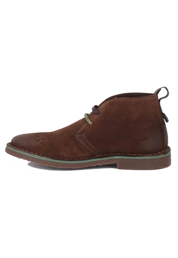 Stivaletti polacchine uomo Overland in camoscio testa di moro con suola in para JM32070A 030 Jeep 