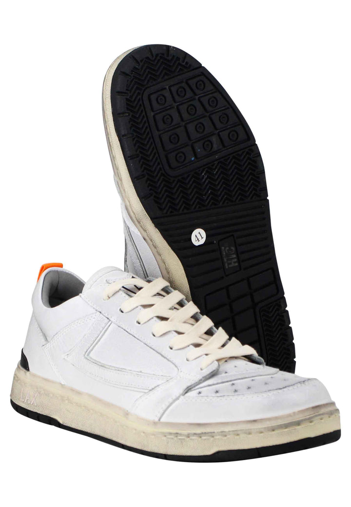 Sneakers uomo Starlight Shield in pelle bianca vintage 23SHTSC016 100 HTC Los Angeles 