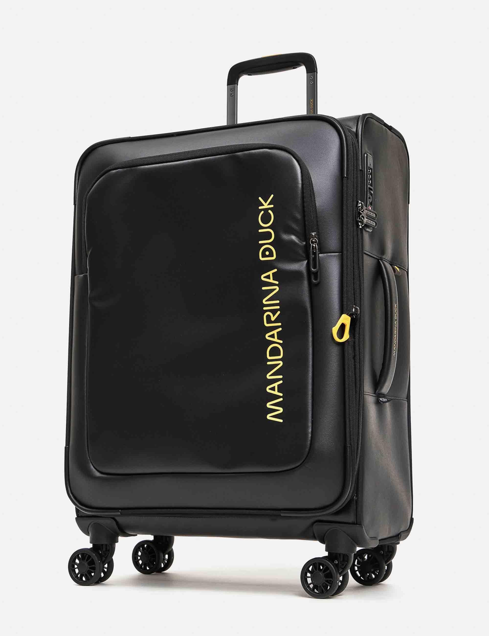 Trolley Nero Soft Eco Coated P10OSV03 651 - Mandarina Duck