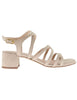 Sandali donna in camoscio nude con cinturino Donna KALIX KS_SKIN