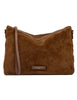Nora Pouch Cognac Suede Women's Bag BS10225 13827 CM-PL