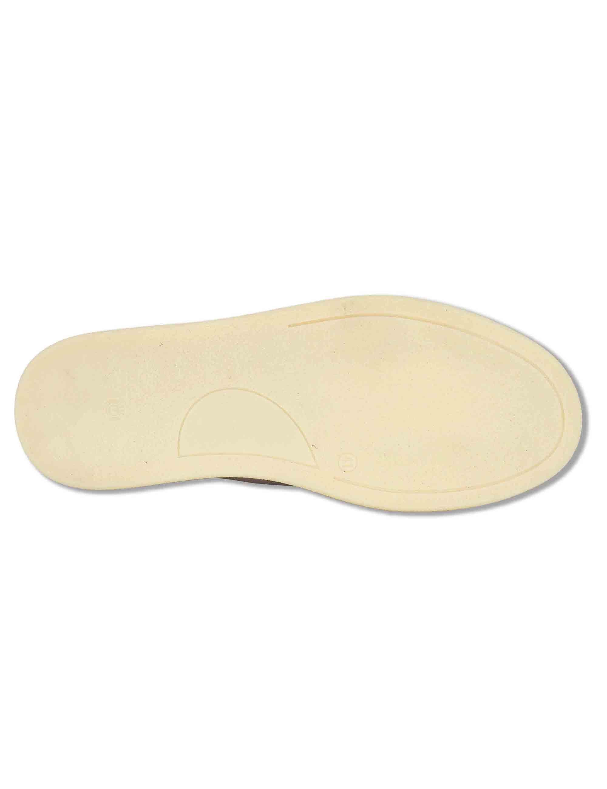 Stringate uomo Walleby in camoscio taupe con suola in gomma leggera SPCL3014 032 Spatarella 