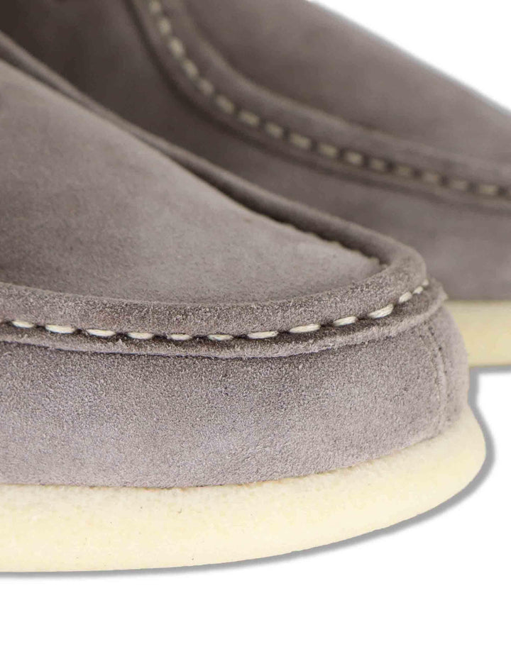 Stringate uomo Walleby in camoscio taupe con suola in gomma leggera SPCL3014 032 Spatarella 