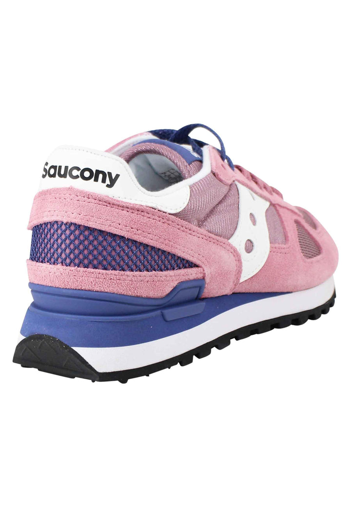 Sneakers donna Shadow in camoscio rosa con logo bianco SHADOW ORIGINAL 841 Saucony 