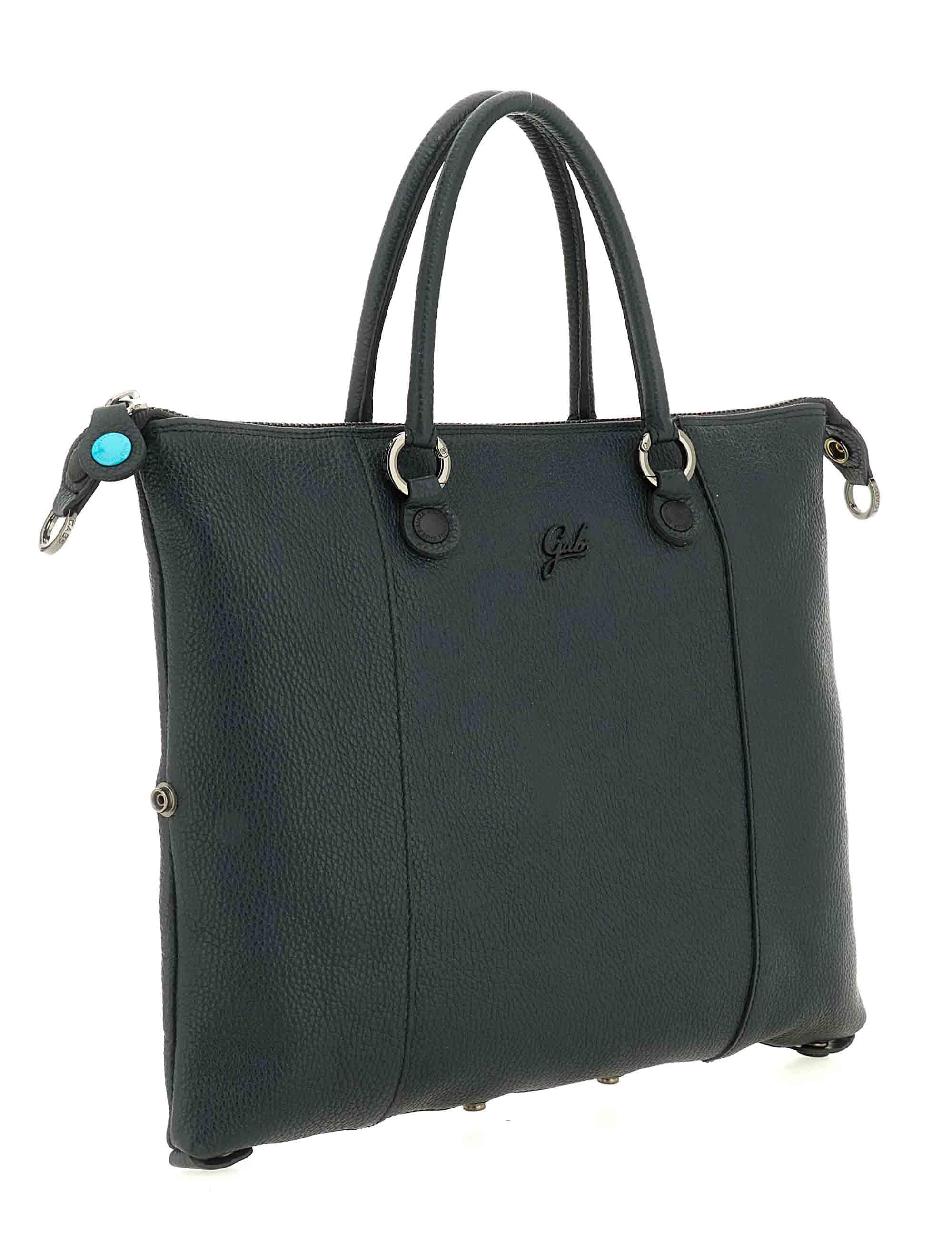 Borse donna Shopping trasformabili G3 PLUS L in pelle verde G000033T3 X2428 C2555 Gabs 