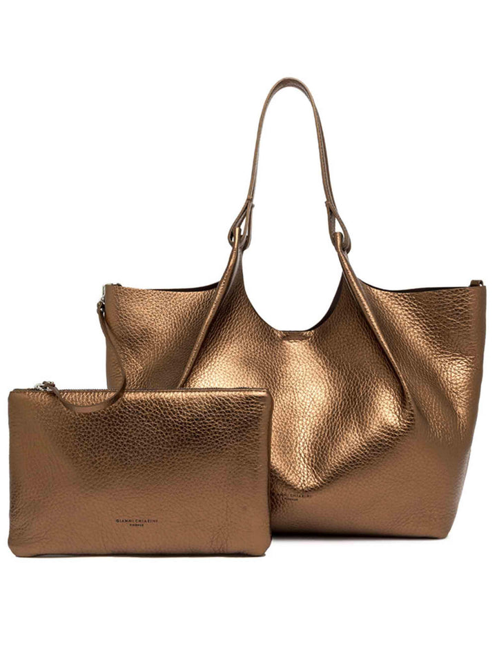 Borse donna Dua in pelle bronzo BS9720 14204 RNGDBL Gianni Chiarini 