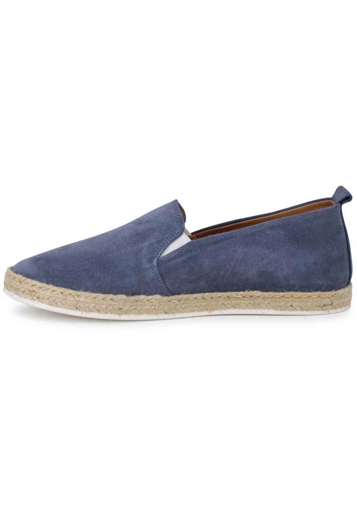 Mocassini espadrillas uomo in camoscio blu SP6529 002 Spark for Spatarella 