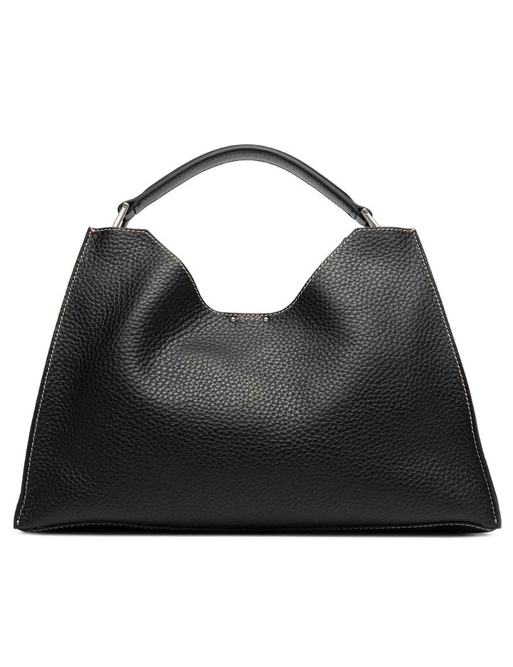 Borse donna Aurora in pelle martellata nera BS10566 12565 RNGDBL-NASPM Gianni Chiarini 