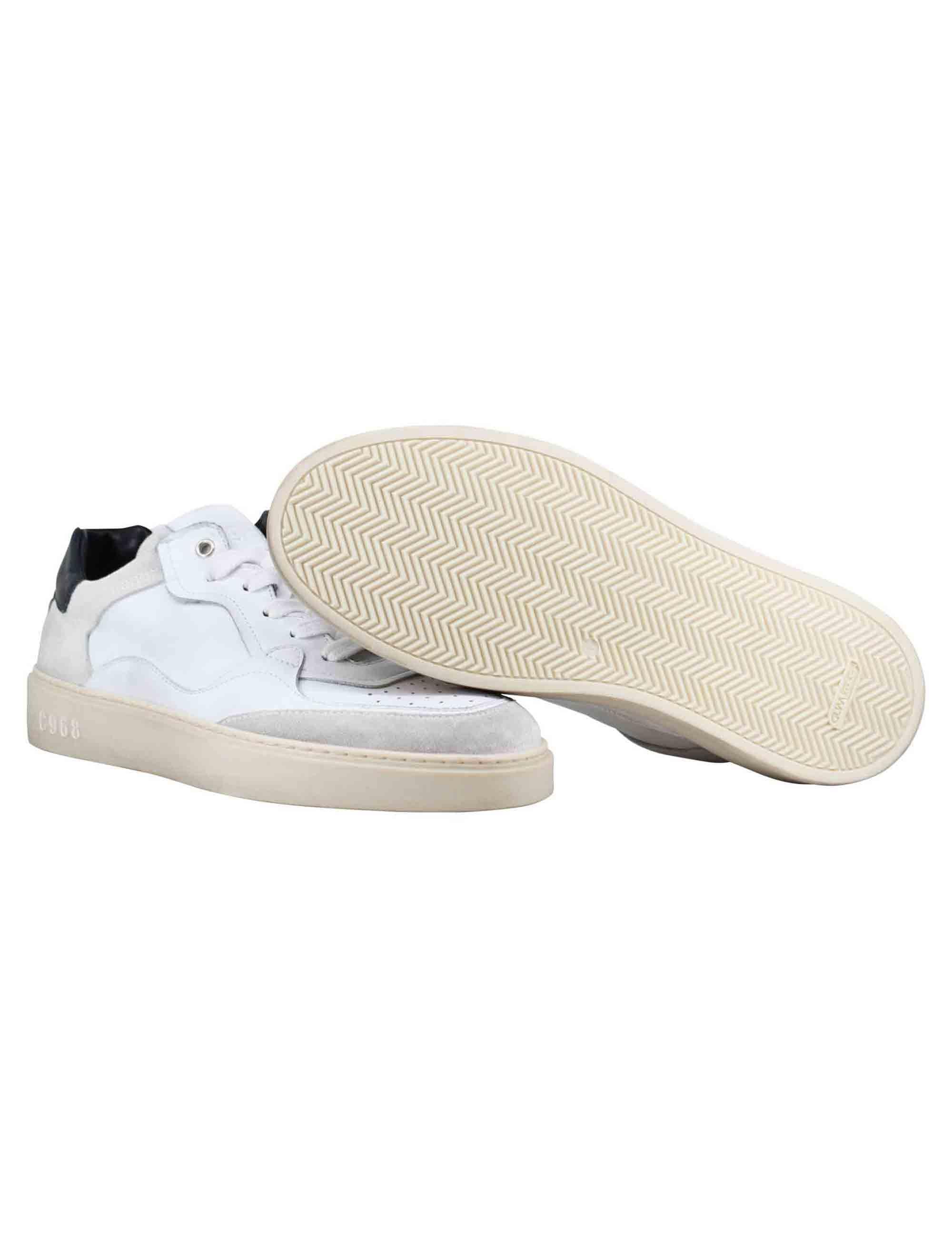 Sneakers uomo in pelle bianca JAMES 101 Corvari C968 