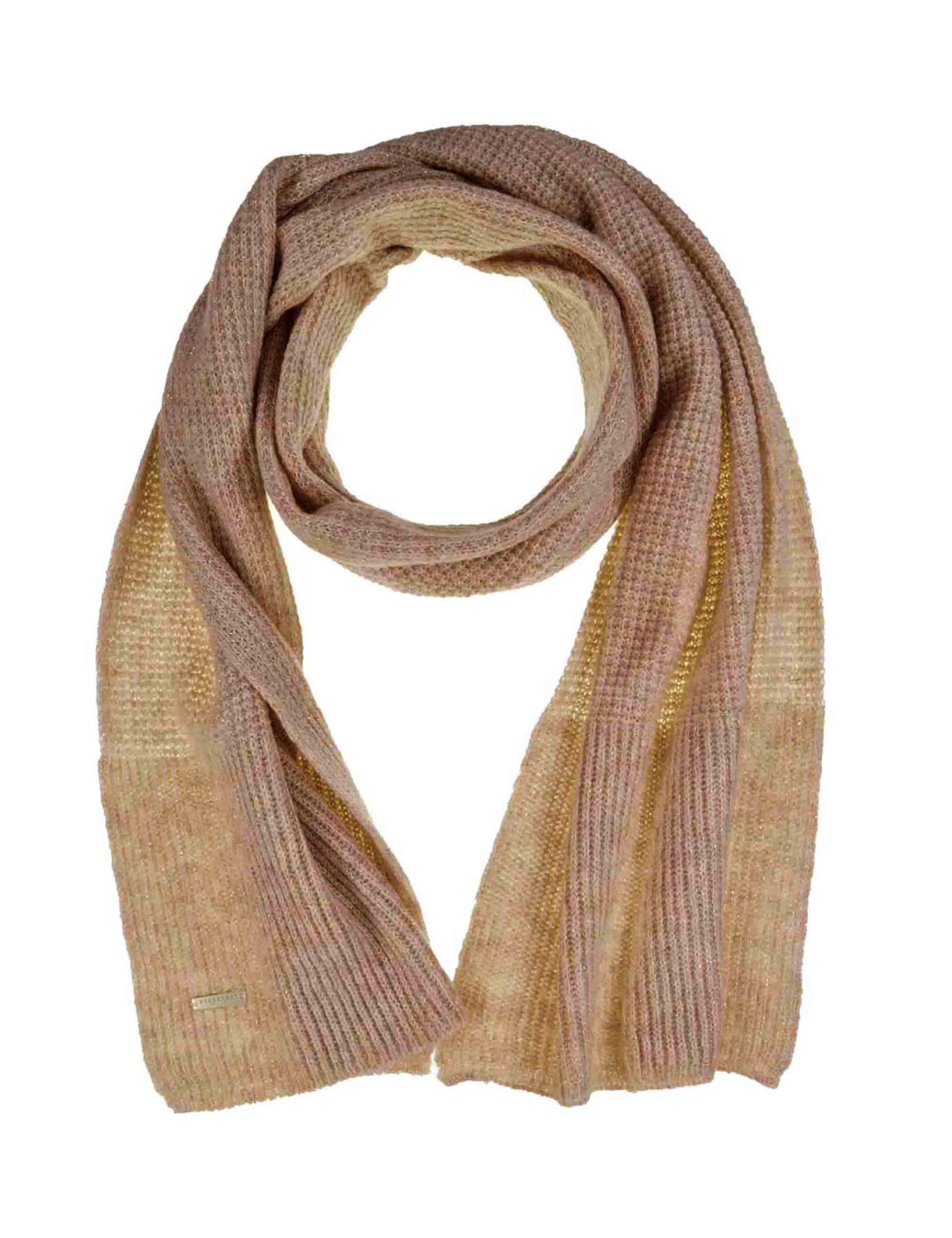 Sciarpe donna in lana cammello bi colore tono su tono 019691-00001 9595 Seeberger Est 1890 